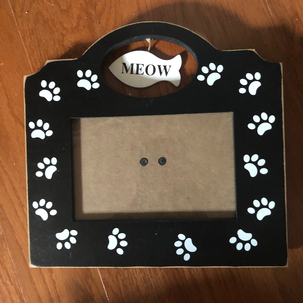 Cat Picture Frame and 2 Cat Stockings